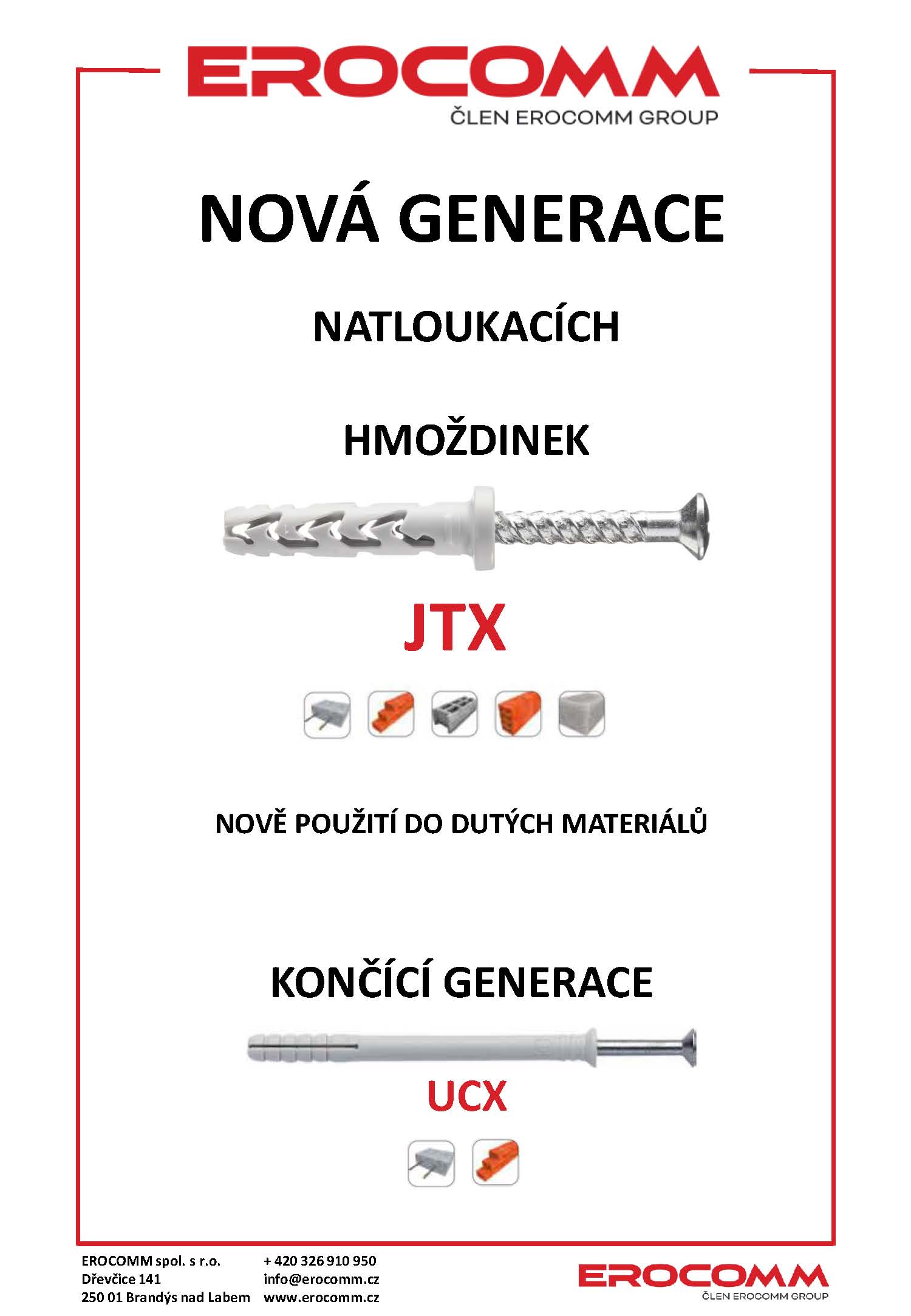 Hmozdinky JTX Stránka 1